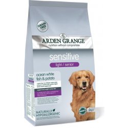 Arden Grange Senior Light Sensitive Grain Free Fresh Ocean White Fish & Potato 12 kg