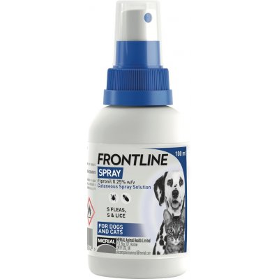 Frontline Spray kožní sprej roztok 2,5mg / ml 100 ml – Zboží Mobilmania