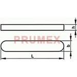 Pero těsné DIN 6885 A 8x7x28 – Zboží Mobilmania