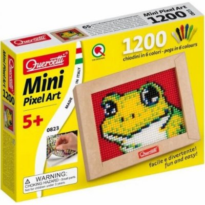 Quercetti Mini Pixel Art žába – Zboží Mobilmania