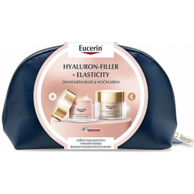 Eucerin Hyaluron-Filler + Elasticity Rosé denní krém 50 ml + noční krém 50 ml – Hledejceny.cz