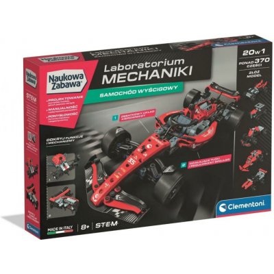 Clementoni Vědecká zábava – Mechanické laboratoře: Závodní auto – Hledejceny.cz
