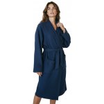 Vn.Lot dámský tmavě modrý nadměrný froté župan Tmavě modrá – Zboží Dáma