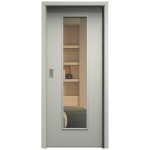Sapeli Elegant Komfort M55 posuvné šedá 100 x 210 cm Planibel bronz – Hledejceny.cz