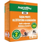 AgroBio Atak Sada proti klíšťatům a komárům 2 x 100 ml – Zboží Mobilmania