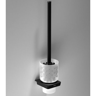 Sapho ZEN BLACK nástěnná WC štětka (166497) – Hledejceny.cz