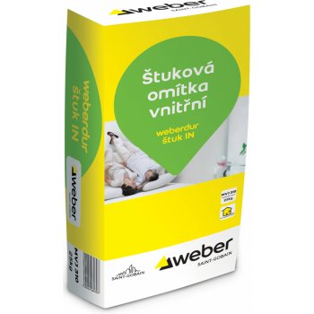 Weber dur štuk IN Štuková omítka vnitřní 25 kg