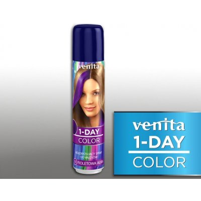 Venita 1 Day color barvicí sprej fialový 10 50 ml