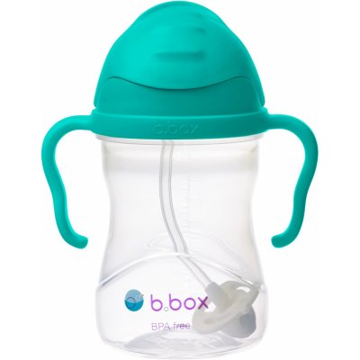 b.box hrneček s brčkem nefritově zelený 240 ml – Zboží Dáma