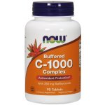 NOW Pufrovaný Vitamin C-1000 Komplex s 250 mg bioflavonoidů 90 tablet – Hledejceny.cz