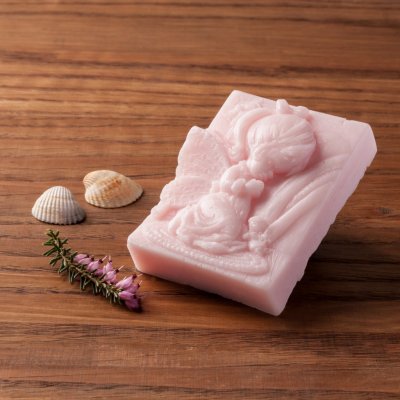 NatureSecret glycerinové mýdlo s vůní růže s kozím mlékem (anděl holka) aroma Tajemství mládí 70 g