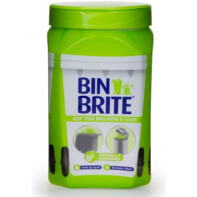 Bin Brite Prášek pro neutralizaci zápachu z koše Citronella & Lemongrass 500 g – Zbozi.Blesk.cz