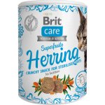 Brit Care Snack Superfruits Herring Dospělé, sterilizované kočky 100 g – Hledejceny.cz