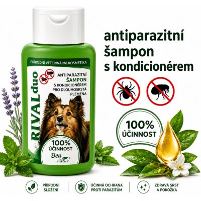 BEA natur Šampon antiparazitní Bea Rival dog 220 ml – Hledejceny.cz
