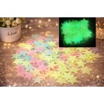 APT AG683 Svítící hvězdy na zeď 100 ks - zelené – Sleviste.cz