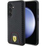 FERRARI Carbon Stitched Bottom Samsung Galaxy S24 černé – Sleviste.cz