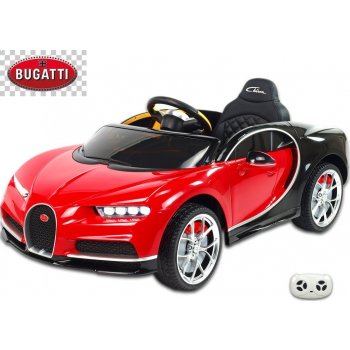 Beneo elektrické autíčko Bugatti Chiron 12V 24 GHz dálkové ovládání  otvíravé dveře Eva kola kožená sedadlo 2x motor orginal licence červená od  5 100 Kč - Heureka.cz