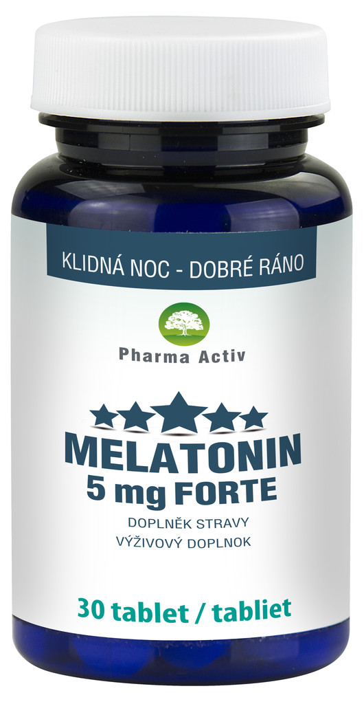 Pharma Activ Melatonin 5 mg Forte 30 tablet od 124 Kč - Heureka.cz