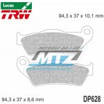 Destičky brzdové DP628-LU TRW Lucas MCB707 - směs Allround DP628-LU | Zboží Auto