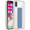 Pouzdro a kryt na mobilní telefon Apple Cadorabo Ochranné pouzdro pro Apple iPhone XS MAX Modrá Case TPU Silicone Case Cover Stand Function