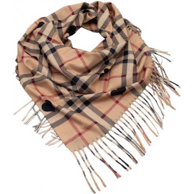 maxi šátek hnědý kostkovaný – Zboží Dáma maxi šátek hnědý kostkovaný – Zboží Dáma