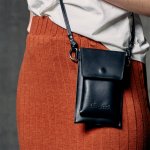 Bagind Kangu Black kapsička z černé hovězí kůže na vše co kapsy neunesou. ruční výroba český design – Hledejceny.cz