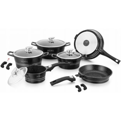 14-dílná sada hrnců Royalty Line Black černá | Zboží Auto