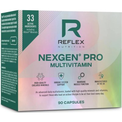 Reflex Nexgen Pro Multivitamín shadow 90 kapslí – Hledejceny.cz