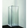 Sprchové kouty Hopa Randa Čtvercový 90 cm, posuvné dveře, s vaničkou, Chrom / Transparent, OLCTVER90CC1