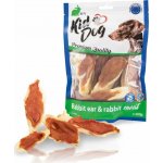 KIDDOG králičí ucho plněné králičím masíčkem 250 g – Zboží Dáma
