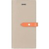 Pouzdro a kryt na mobilní telefon Apple Mercury / kryt pro iPhone 6 / 6S - Mercury, Romance Diary GREY/ORANGE