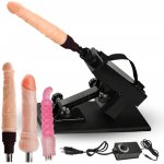 Sex Machine s 3 Dildy Análním Vibrátorem a Regulací 420 Pohybů/min – Zboží Dáma