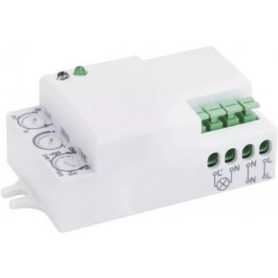 Mikrovlnné pohybové čidlo G1210, 360°, 230V AC, IP20, 1200W, bílý – Zboží Mobilmania