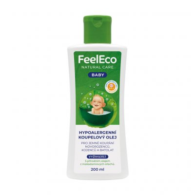 FeelEco Baby Hypoalergenní koupelový olej 200 ml – Sleviste.cz
