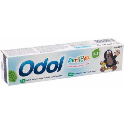 Odol Perlička s fluoridem jemná mátová chuť 50 ml – Hledejceny.cz