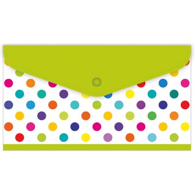 ARGUS Plastová obálka s drukem DL Dots, tečky, vícebarevné 16410316 – Sleviste.cz