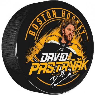 FansArena Puk David Pastrňák #88 Boston Hockey Town Exclusive Collection (Boston Bruins NHL) – Zboží Mobilmania