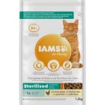 Iams for Vitality Cat Adult Sterilised Chicken 1,5 kg – Hledejceny.cz