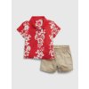 GAP 668410 00 Baby outfit polo a kraťasy červená