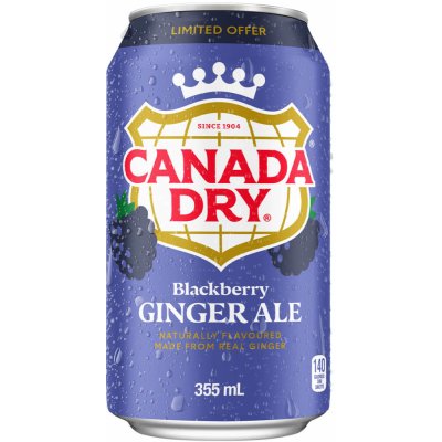 Canada Dry Ginger Ale Blackberry 355 ml – Hledejceny.cz