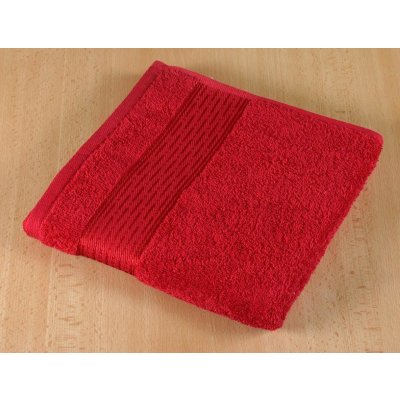Brotex Froté osuška proužek 450g červená 70 x 140 cm – Hledejceny.cz