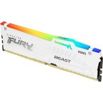 AMD Paměť Kingston FURY™ Beast DDR5 RGB 32GB 6000MHz, EXPO, bílá KF560C36BWEA-32 – Zboží Mobilmania