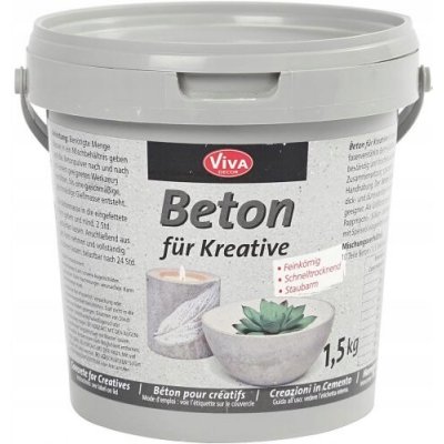 Dekorativní omítka ArtBeton 15 kg – efekt surové betonové stěny – Hledejceny.cz