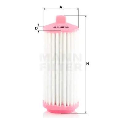 MANN FILTER Vzduchový filtr C 11 007 – Hledejceny.cz