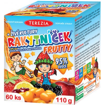 Rakytníček Frutty ovocné želé+živé kultury 60 ks – Zboží Mobilmania