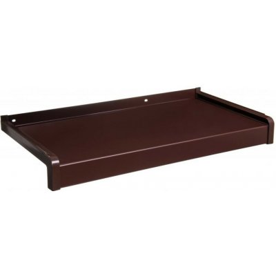 Deokork Venkovní pozinkovaný parapet nos 40 mm 90x500 mm Hnědý – Sleviste.cz