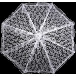 Svatební krajkový vystřelovací deštník bílý – Hledejceny.cz