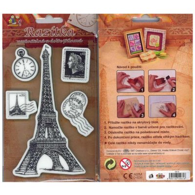 Creatoys Razítka na pěnovce Eiffel Tower – Sleviste.cz