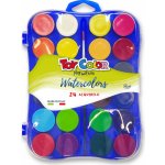 Toy Color Pasuto vodové barvy 24 ks 30 mm – Hledejceny.cz