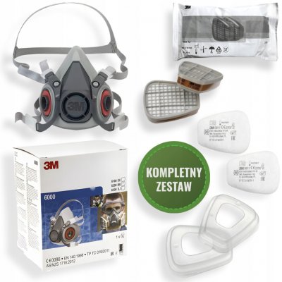 3M 6300 Sada FFP1 Polomaska 6055, 5911 Originál – Zboží Dáma